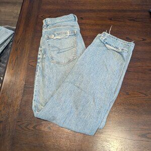 AE Super High-Rise Baggy Straight Jeans